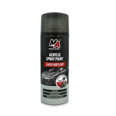 Akrilni sprej za farbanje, Mat, 400ml, Crni