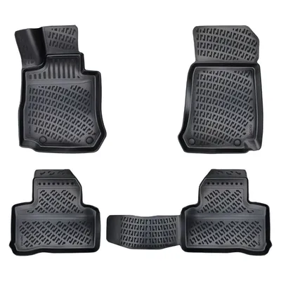 Tipske gumene auto patosnice Mercedes Glc X253 2015-2022, 3D, Duboke