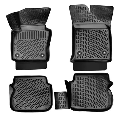 Tipske gumene auto patosnice VW Caddy Putnički 2016-2020, 3D, Duboke