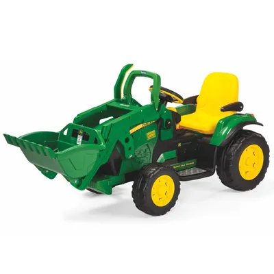 PEG PEREGO John Deere Ground Loader 12V, Zelena