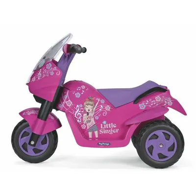 PEG PEREGO Motor little singer 6V, Roze