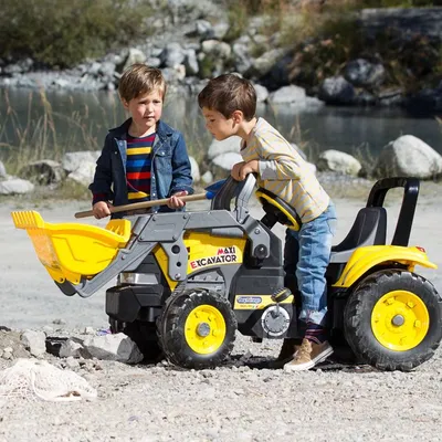 PEG PEREGO Bager maxi Excavator, Žuti