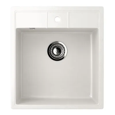 Valterra Granitna sudopera V406, 450 x 500 mm, Bijela