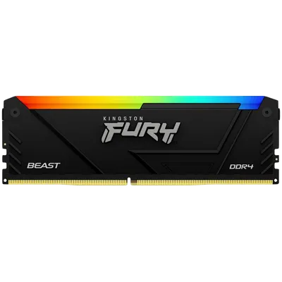 Kingston RAM Fury beast RGB, 32GB, DDR4 3600MHz, CL18