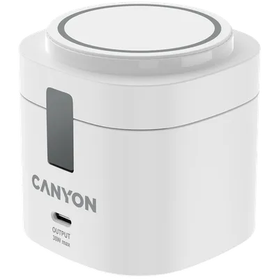 Canyon Wireless punjač 4in1 Charging Stand, 70x70x70.3 mm, Bijeli