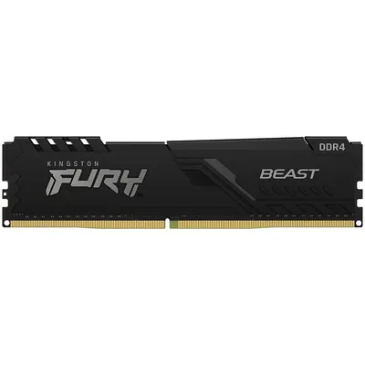 Kingston RAM Fury beast black, 16GB, DDR4 3200MT/s, CL16