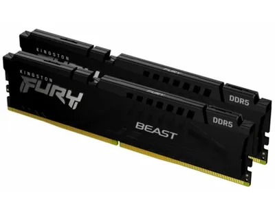 Kingston RAM Fury beast, 32GB (2x16GB), DDR5 5200MHz, CL40, XMP