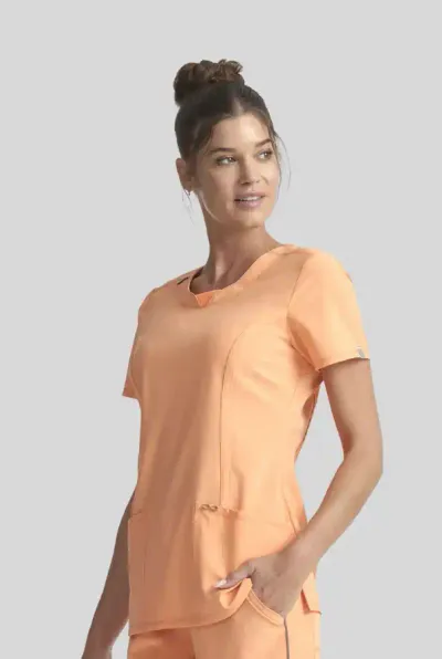 Cherokee Ženska medicinska bluza Grace, Breskva