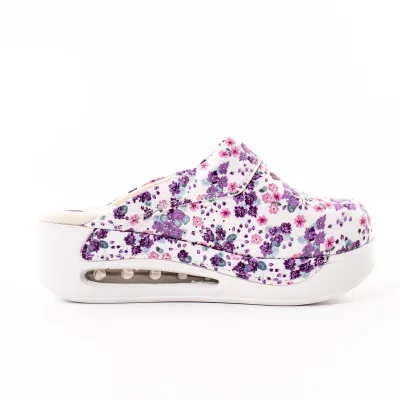 Ženske klompe Cvjetići Air Max, Bijelo-roze