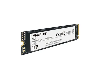 Patriot SSD disk P300, 1 TB, M.2, PCIe Gen 3 x4, 1700 MB/s, 1100 MB/s