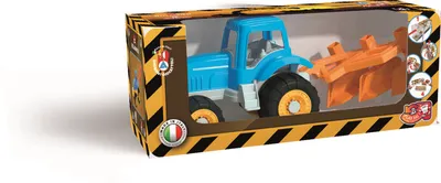 Dječija igračka traktor s plugom 6235M, 44x18x16cm, Plavi