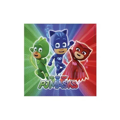 Tomo Šped Salvete papirne PJ Masks 33x33cm, 20/1 88633