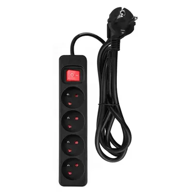 NEO Produžni kabel 90-184, 3x1.5 mm, 1.5m, Crni