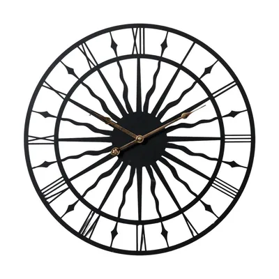 Giga Tempus Dekorativni zidni sat, 50cm, Crni