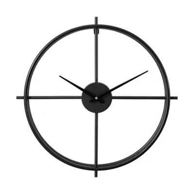 Giga Majestic Dekorativni zidni sat, 60cm, Crni
