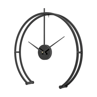 Giga Glow Dekorativni zidni sat, 60cm, Crni