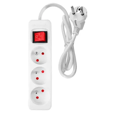 NEO Produžni kabel 90-178, 3x1.5 mm, 3m, Bijeli