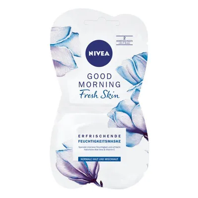 Nivea Maska za lice Good Morning Fresh Skin, 2x7.5ml
