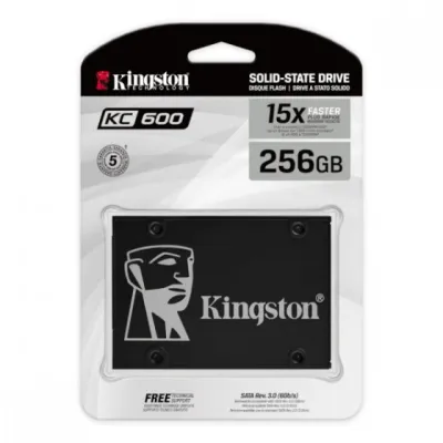 Kingston SSD disk KC600, 256 GB, 2,5", SATA 6 Gb/s, SATA 3
