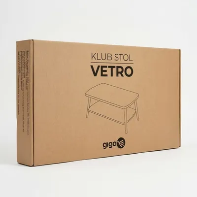 Giga Vetri Klub sto, 100x 45cm