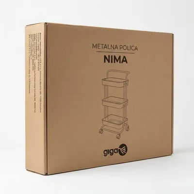 Giga Nima Pokretna polica, TS-01, Roza