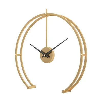 Giga Glow Dekorativni zidni sat, 60cm, Zlatni