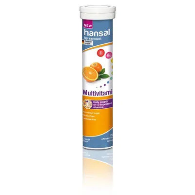 Hansal Multivitamin šumeće tablete, 82g