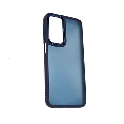 Silikonska maska za mobilni telefon Samsung A36 Frame, Plava