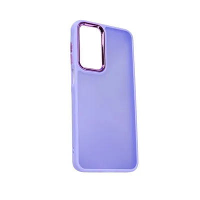 Silikonska maska za mobilni telefon Samsung S25 Frame, Ljubičasta