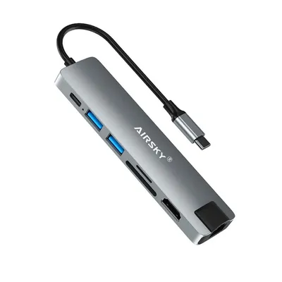 HC-75LC Hub priključna stanica, 7 u 1, 1000 Mbps
