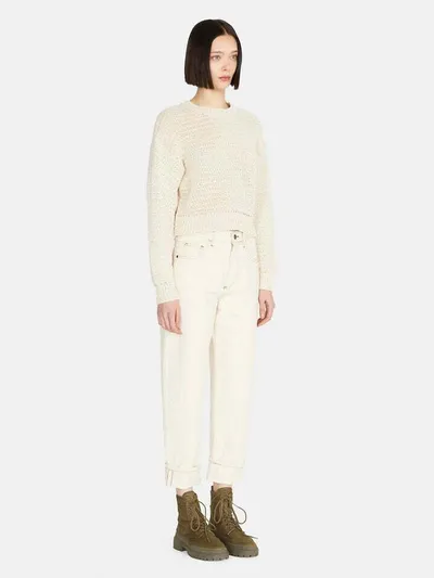 Benetton Ženske pantalone 4HKCLE01V-600-26, Krem