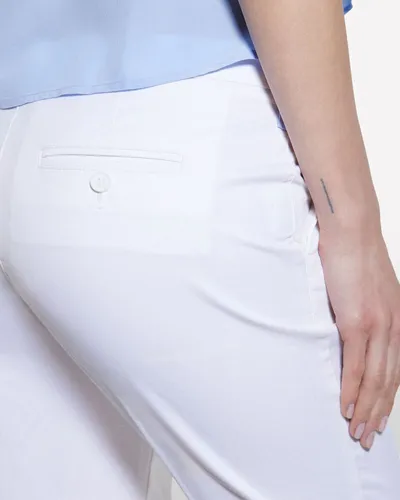 Benetton Ženske pantalone 4VPHL5AH6-101-42, Bijele