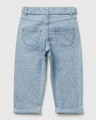 Benetton Pantalone za djevojčice 4NZRGE02LP-901-YS, Plave