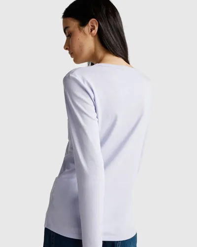 Benetton Ženska majica dugih rukava 3GA2E16G0-2K1-XS, Lila