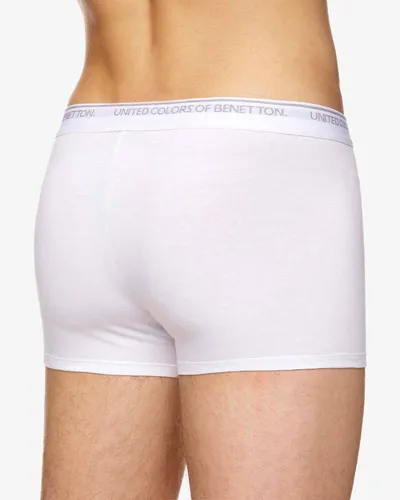 Benetton Muške bokserice 3OP82X077C-101-XL, Bijele