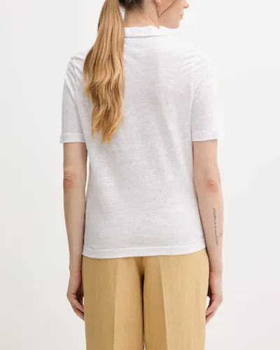 Benetton Ženska polo majica kratkih rukava 37UJD300Y-101-S, Bijela