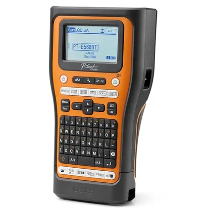 Brother Štampač za naljepnice PT-E560BTVP, Narandžasto-crni
