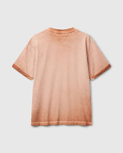 Benetton Majica za dječake kratkih rukava 3085C10P9G-9N4-M, Narandžasta