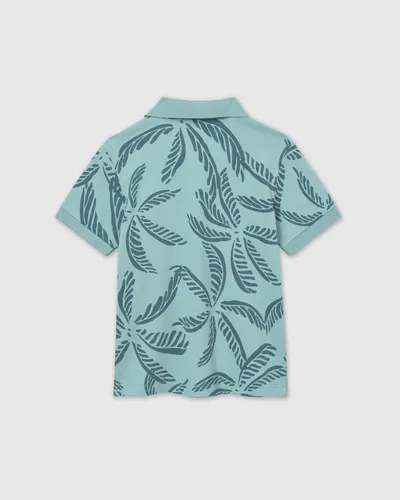Benetton Polo majica kratkih rukava za dječake 36Y4G300YP-75H-90, Tirkizna