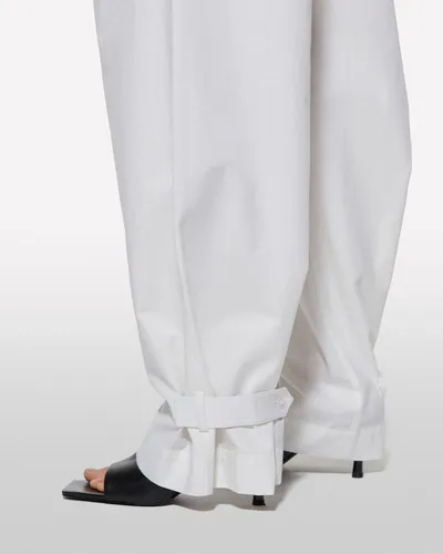 Benetton Ženske pantalone 4W7HLF06X-074-46, Bijele