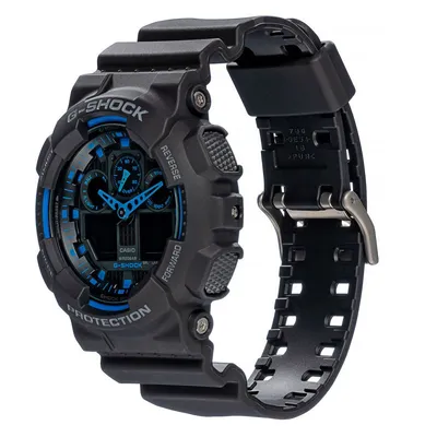 G-SHOCK Casio Sat GA-100-1A2ER, Crni
