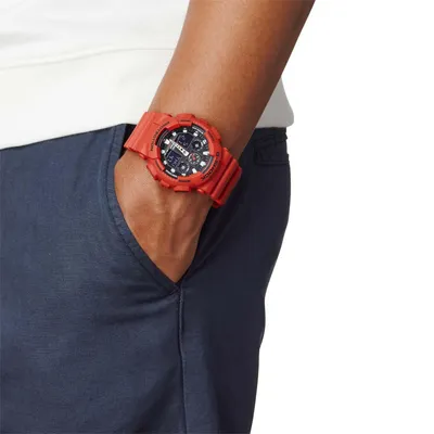 G-SHOCK Casio Sat GA-100B-4AER, Crveni