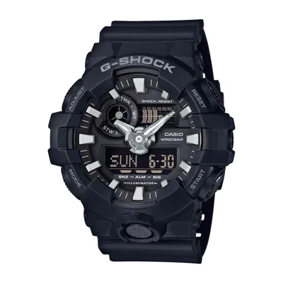 G-SHOCK Casio Sat GA-700-1BER, Crni
