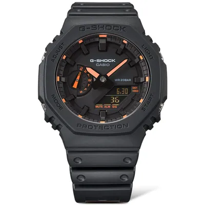 G-SHOCK Casio Sat GA-2100-1A4ER, Crni