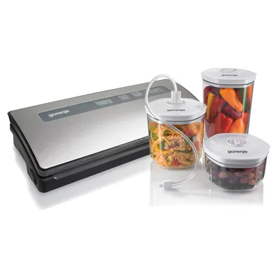 Gorenje Vakumirka VS120ES+3 posude, Bijela