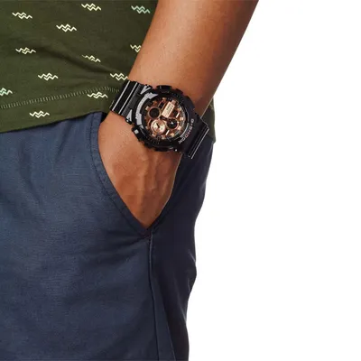 G-SHOCK Casio Sat GA-140GB-1A2ER, Crni