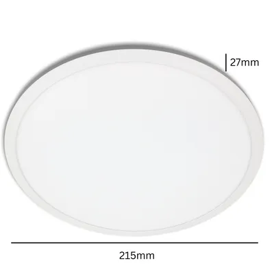 Giga Nadgradna okrugla LED lampa, 18W, 4000K