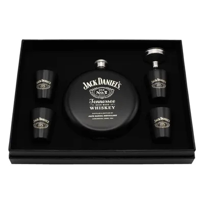 Poklon set JACK DANIEL'S 913-1954 ploska okrugla (240ml), 4x čašice i lijevak