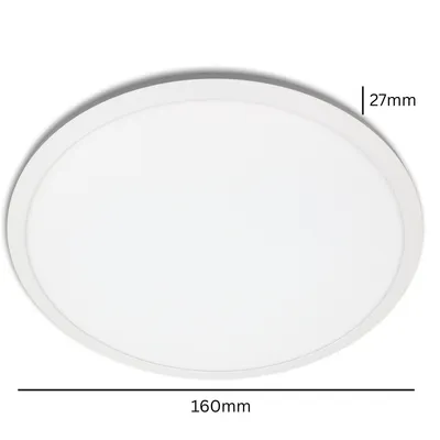 Giga Nadgradna okrugla LED lampa, 12W, 6000K