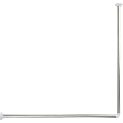 TENDANCE Držač za zavjesu za kadu, ugaoni, aluminijum, 90x90cm, hrom
